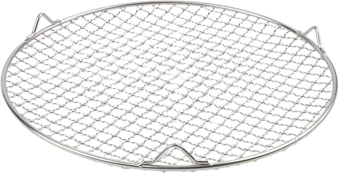 Round Cooling Rack,Stable Three Leg 201 Stainless Steel Wire Baking Rack For Barbecue, Designed For Efficient Air Circulation And Easy Cleaning Post Use Stable Three Leg Multiple Sizes(30.5cm)