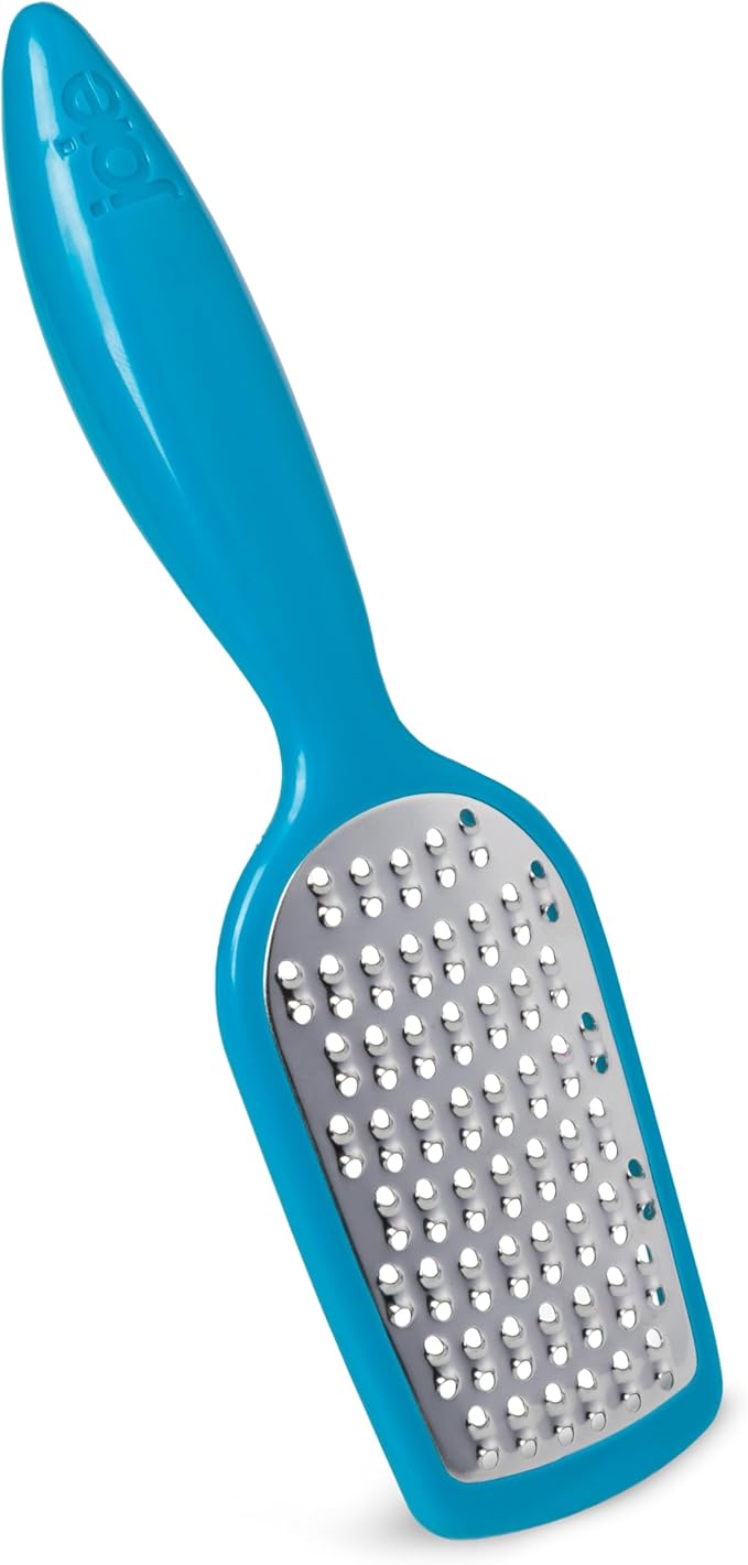 Joie Hand Grater, Compact Shredder with Ergonomic Handle, Ideal for Cheese and Vegetables, Stainless Steel, Great Gift for Home Chefs, Colors May Vary