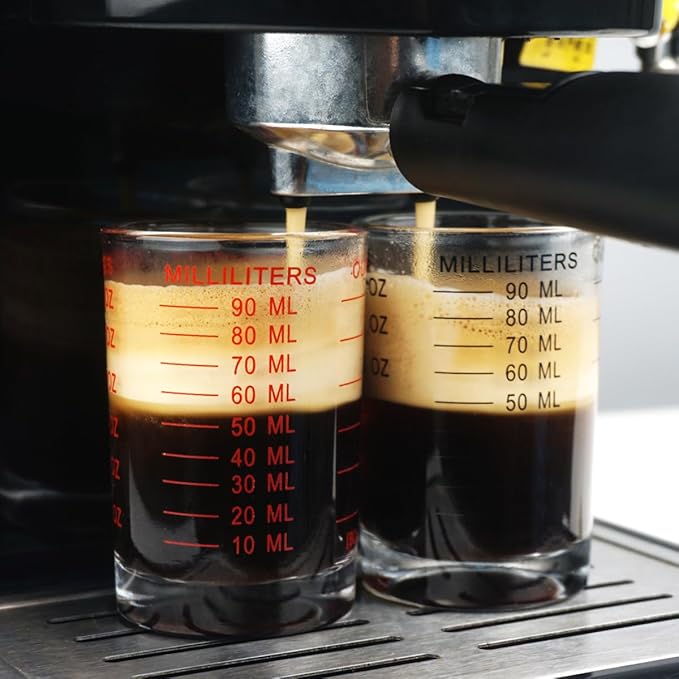 90ML Shot Glass Measuring Cup Espresso Shot Glass with Measurement (oz/ml) (1)
