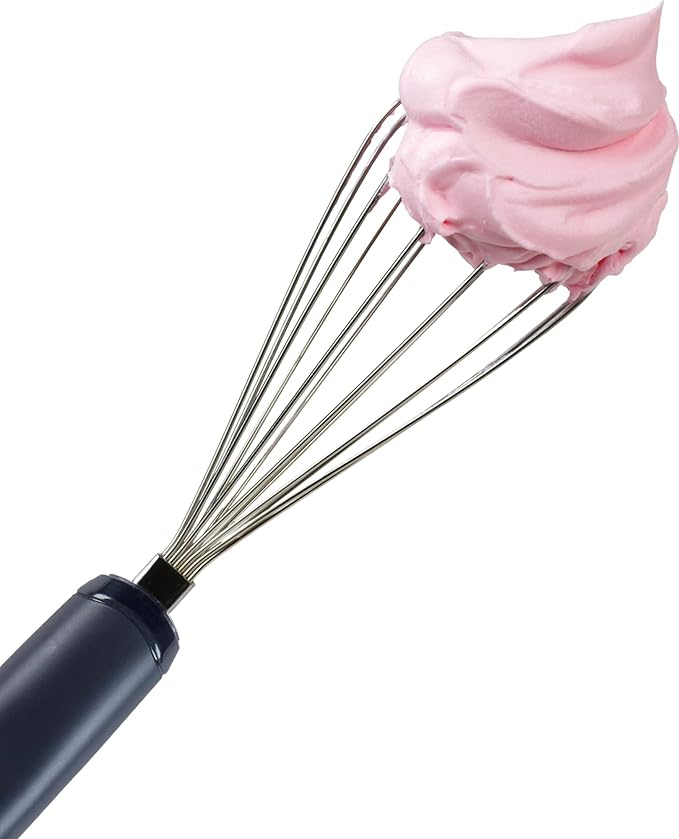 GoodCook Everyday Balloon Whisk with Stainless Steel Wire Whips and Comfort Handle, 10.5-Inch, Black