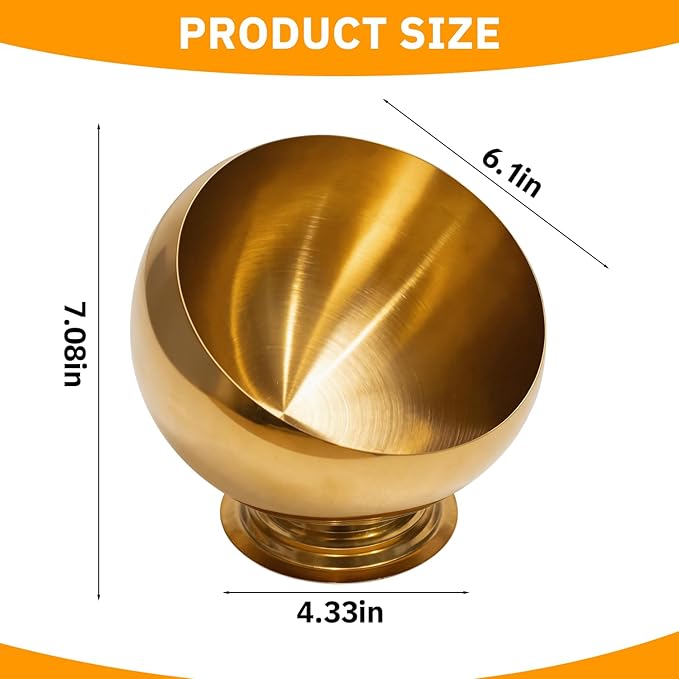 Coffee Pod Holder-Metal Coffee Pod Storage for K Cup-Espresso Pod Holder & Creamer Organizer-Large Capacity Fruit Candy Snacks Jar for Countertop Kitchen & Office Desktop (Gold)
