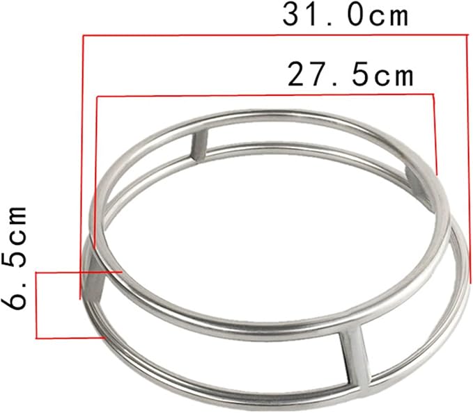 Round Cooling Rack, Metal Pot Trivet Cooking Rack Wire Steamer Kettle Rack Stainless Steel Round Rack for Cooking Cooling Steaming Baking