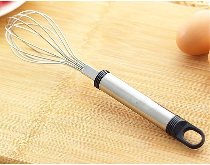Whisks, Kitchen Steel Wire Balloon Whisk Milk Bubbler Blender