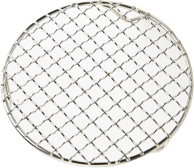 Round Cooling Rack, 201 Stainless Steel Wire Grid With 3 Legs, Electrolytic Polished For Baking, Grilling, Steaming And Food Drying In Kitchen Oven(13cm)