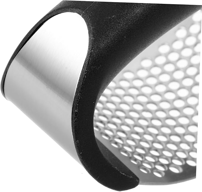 VALICLUD Manual Garlic Press Crusher Stainless Steel Mincer Tool Wide Handle for Easy Crushing for Home Cooking and Kitchen Use