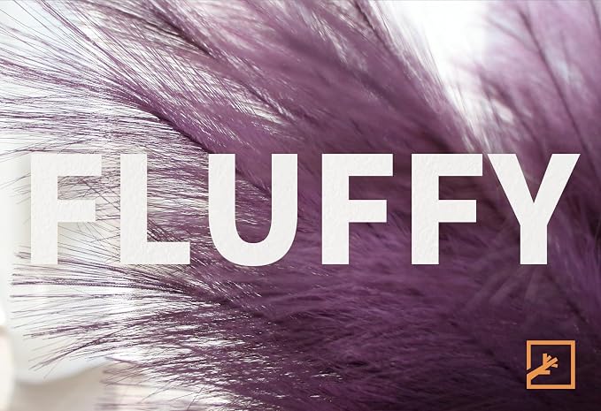 ZIFTY 7-Pcs 38"/3.1FT Faux Pampas Grass Large Tall Fluffy Artificial Fake Flower Boho Decor Bulrush Reed Grass for Vase Filler Farmhouse Home Wedding Decor (Purple)