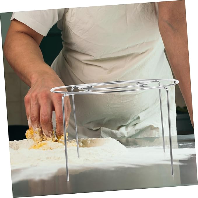 PRETYZOOM Stainless Steel Cake Cooling Rack for Cakes Versatile Baking and Drying Stand Oven Safe Compact Dessert Drying Utensil for Baking Enthusiasts