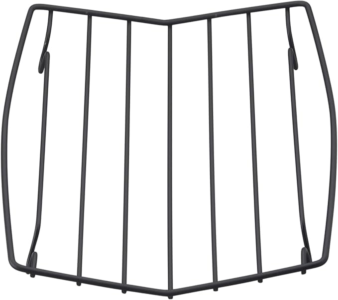 HIC Kitchen Roasting V-Shaped Baking Rack, Nonstick-Coated Steel, Fits Smaller Roasting Pans, 8 x 10.375 x 1.5-Inches