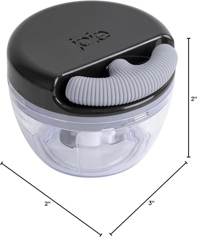 Joie Pull String Chopper, Stainless Steel, Black, 1 Count