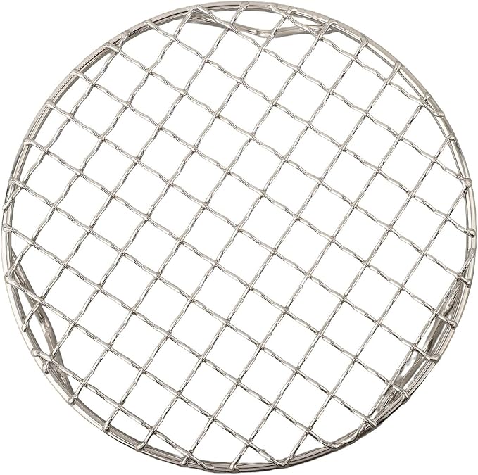 Round Cooling Baking Rack, 201 Stainless-Steel Wire Oven Grill Sheet with 3-Leg Stable Design, 1.2cm Mesh for Even Heating, Multi-Size Options 13cm to 40.5cm, for Baking, Roasting(15cm)