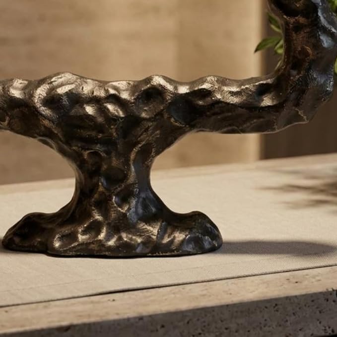Sculptural Candle Holder Geometric Style Decorative Candle Holder Modern Minimalist Modern Home Decor, Tall