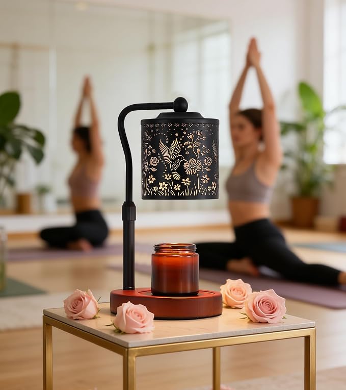 MEXISUE Candle Warmer Lamp with Timer, Bird Candle Warmer Lamp with Jar Candles,Wax Melt Warmer for Housewarming Gift, Birthday Mother's Day Valentines Gifts for Women,Mom,Sister,Bedroom Decor