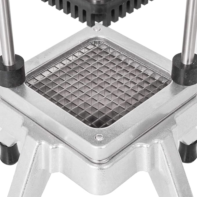 Commercial Vegetable Fruit Chopper W/6-Wedge Slicer&1/4″&3/8″&1/2" Blade Professional Food Dicer French Fry Cutter Stainless Steel Onion Slicer For Tomato Peppers Potato Mushroom