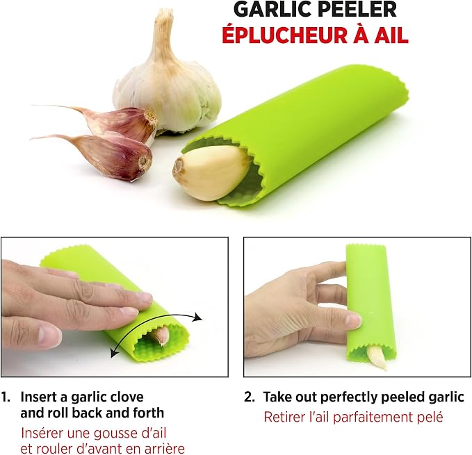 Starfrit Deli Slicer - Slices Meat, Cheese, Bread - 6.5" Stainless Steel Blade - Adjustable Thickness Knob - Nestable for Easy Storage | 2-in-1 Fruit and Vegetable with Bonus Peeler