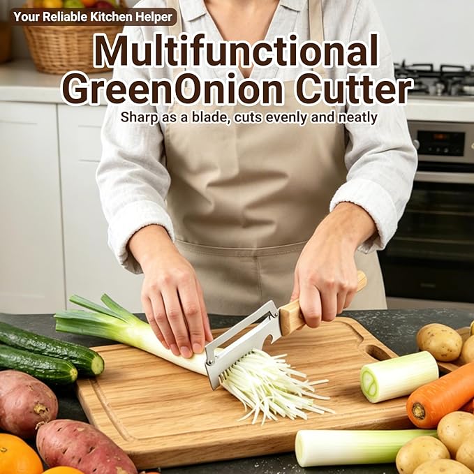 Multifunctional Vegetable Peeler for Kitchen Tool Wooden Smooth Handle and Bottle Opener, Made of Stainless Steel 2 in 1 Potato Garlic Cucumber Orange Pumpkin Fruit (Shredded Style(1pc))