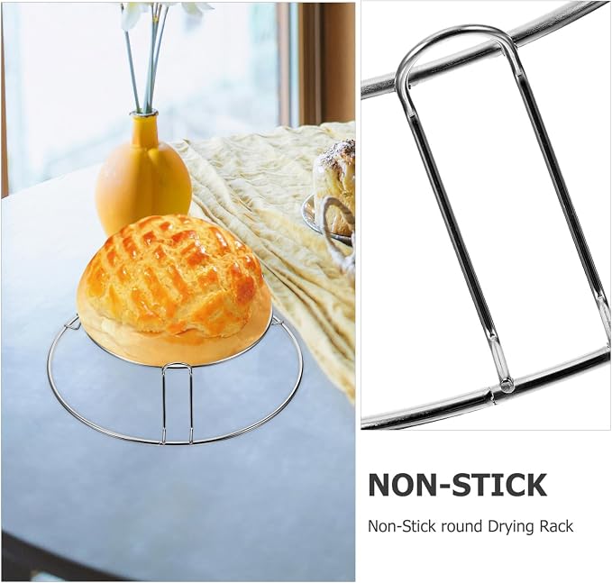 ABOOFAN Stainless Steel Cooling Rack for Baking Cake Cooling Holder of Bread Cakes and Hot Dishes Kitchen Essential