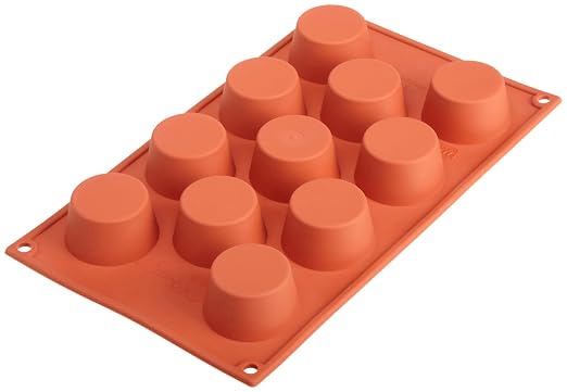 Silikomart SF022 Mini Muffin Mold with 11 Sections - Silicone, Silikomart by Louis Tellier