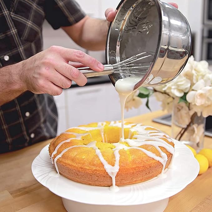 Küchenprofi Stainless Steel Whisk, Hand Whisk for Eggs, Batter, and Dough, Metal Whisk for Kitchen Use, 8 Inches