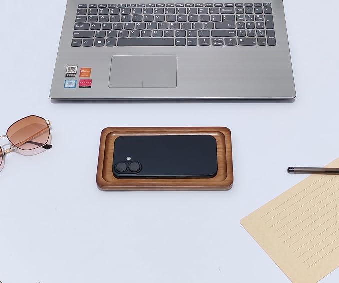 Small Wooden Tray (7.5 x 4.1 inch) 3 Pack, Rectangular Mini Tray | Serving Tray for Coffee Tables, Dessert, Snack, Fruit, Acacia Wood Platter for Vegetable, Decor Restaurant