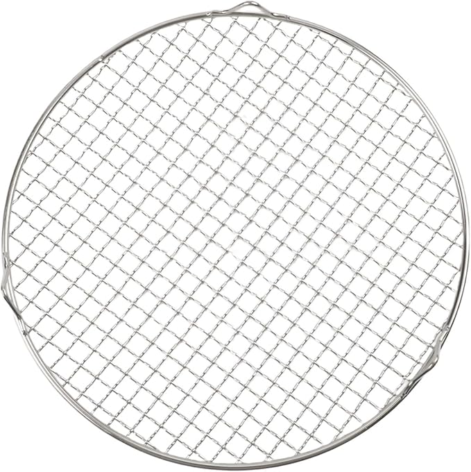 Round Cooling Rack,Stable Three Leg 201 Stainless Steel Wire Baking Rack For Barbecue, Designed For Efficient Air Circulation And Easy Cleaning Post Use Stable Three Leg Multiple Sizes(30.5cm)