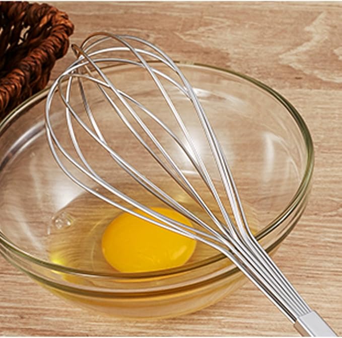 304 Stainless Steel Hand Whisk,11-Inch Balloon Whisk