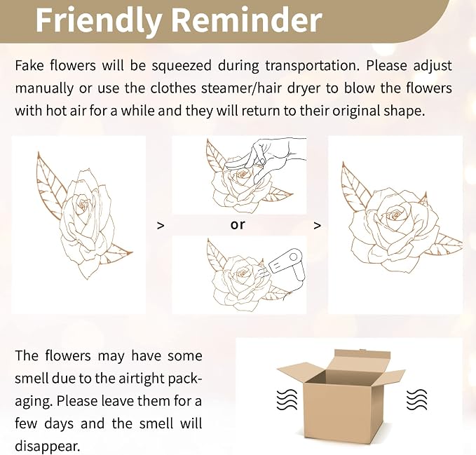 NUPTIO Flower Wedding Centerpieces for Tables - 6 Pcs 19.6in Long Burgundy & White Artificial Flower Arrangement for Dining Table Centerpiece- Fake Rose Arrangements for Weddings Birthday Party Decor