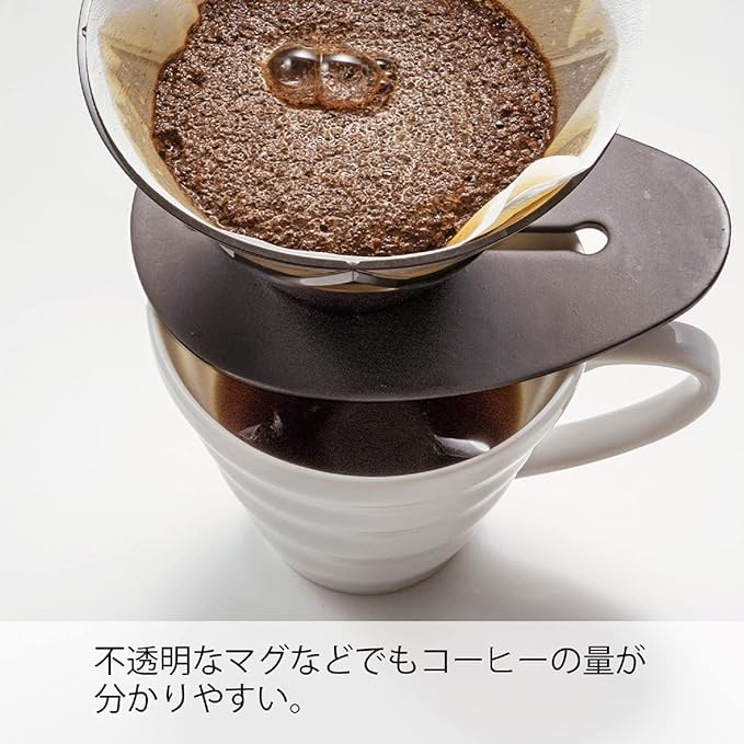 Hario V60 "Mugen" Plastic Coffee Dripper, Size 02, Clear Black