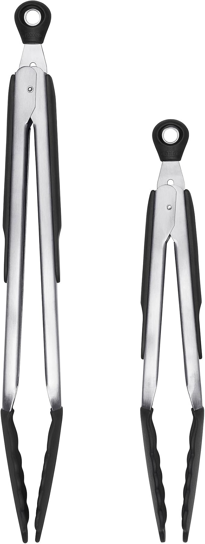 OXO Good Grips 12-Inch Tongs with Silicone Head,(Pack of 2)
