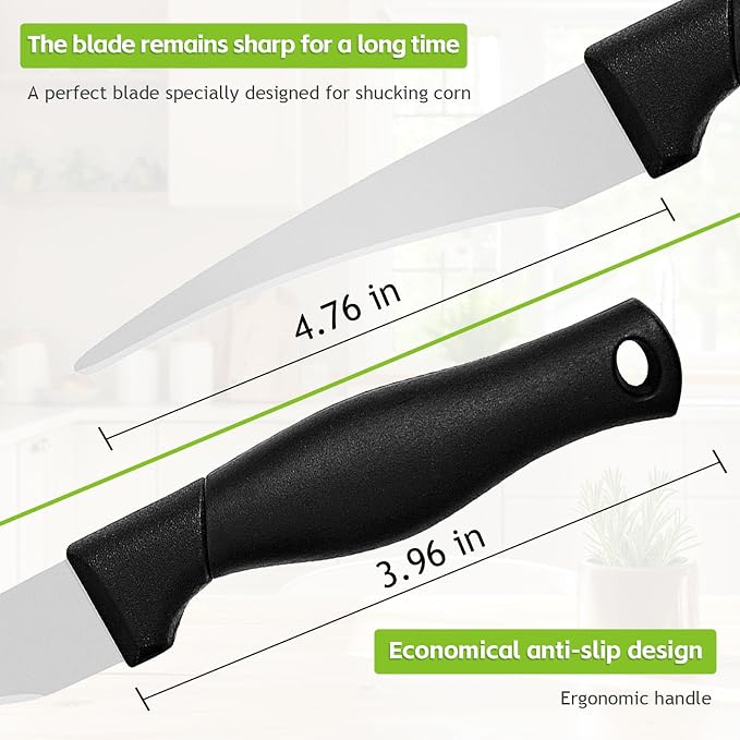 Corn Peeler,Corn Stripper Tool,Corn knife for corn removal,Corn Cutter,Corn Peeling Knife,Corn Scraper,Quick Corn Grain removal, Kitchen Multifunctional Knife（1Pcs）