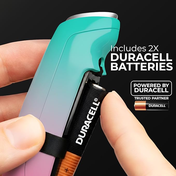 Zulay Kitchen Powerful Milk Frother Wand With Duracell Batteries - Ultra Fast Handheld Drink Mixer - Electric Whisk Foam Maker for Coffee, Lattes, Cappuccino & Matcha - Triple Whisk - Pink Rose
