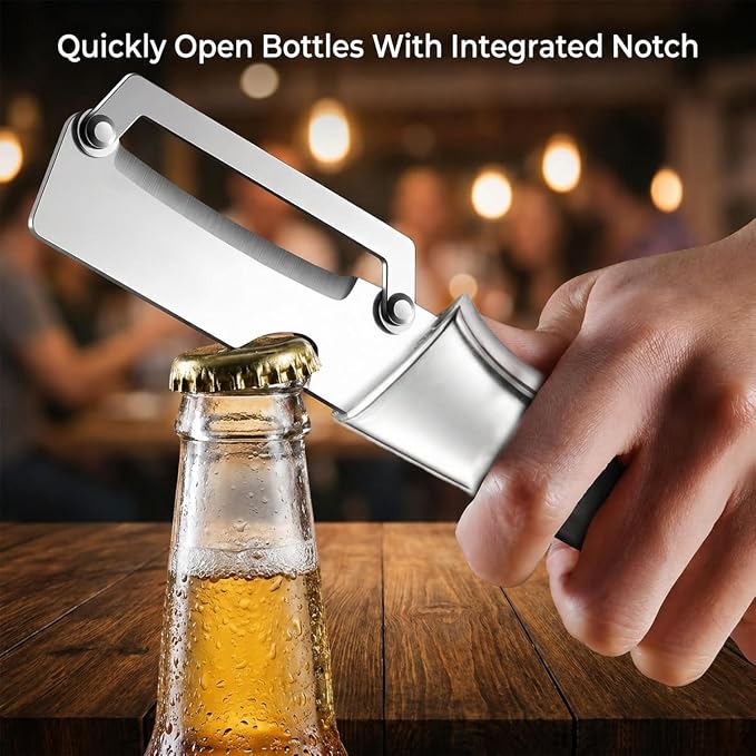 2026 New Multifunctional Vegetable Peeler with Bottle Opener, Kitchen 2 in 1 Handheld Stainless Steel Fruit Veggie Peeler for Fruit and Veggie (2 Pack)