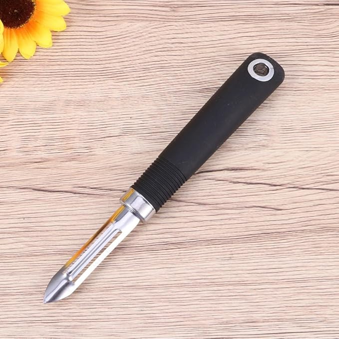 Cabilock Multifunctional Stainless Steel Peeling Knife - Non Swivel Vegetable Peeler for Carrots Potatoes Cucumbers and More