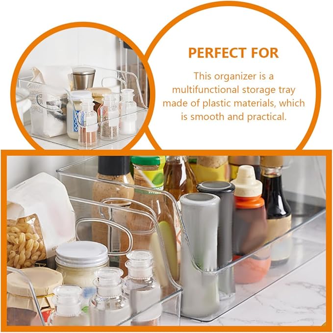 Large Capacity Fruit Storage Box and Kitchen Fruit Organizer 2pcs Set Plastic Food Container for Pantry and Fridge Storage