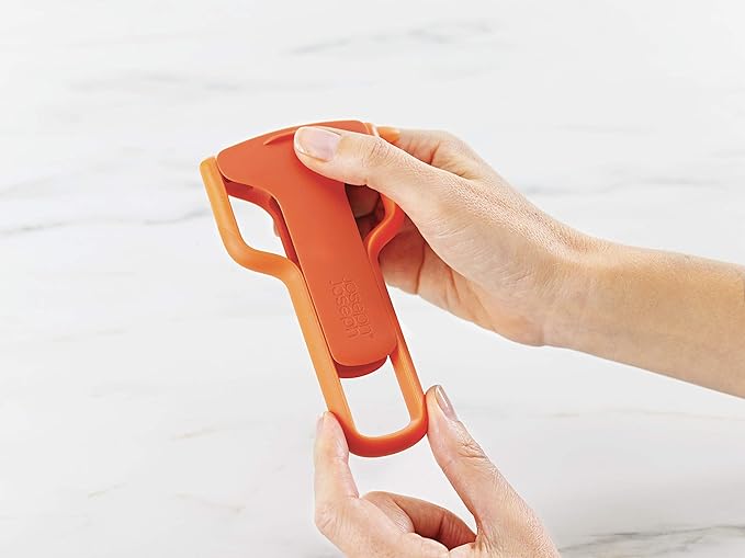 Joseph Joseph SafeStore Peeler, One Size, Orange (Pack of 4)