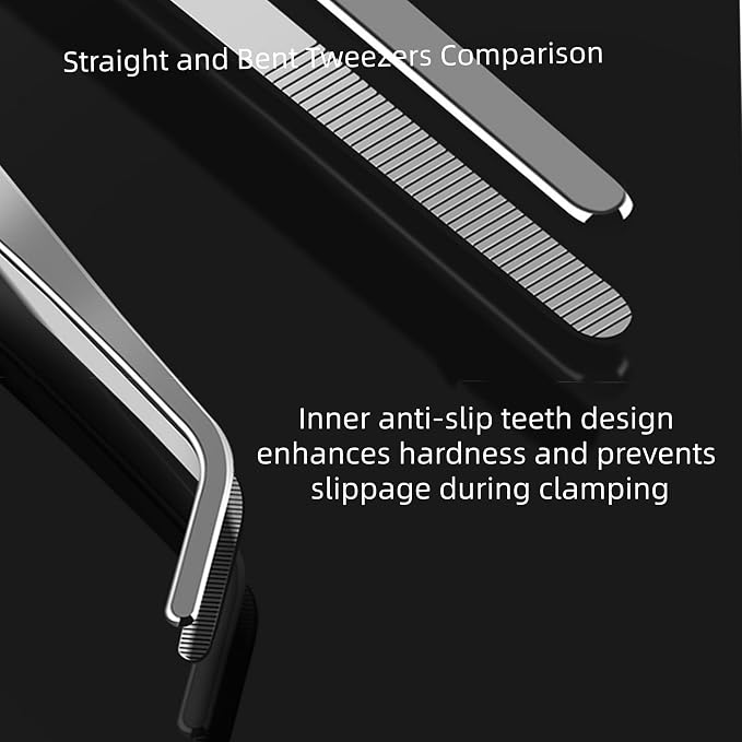 8In SUS304 Straight Tweezers Tongs, Stainless Steel Cooking Tweezers Dishwasher Safe for Grilling, Baking (8In SUS304 Straight Tweezers)