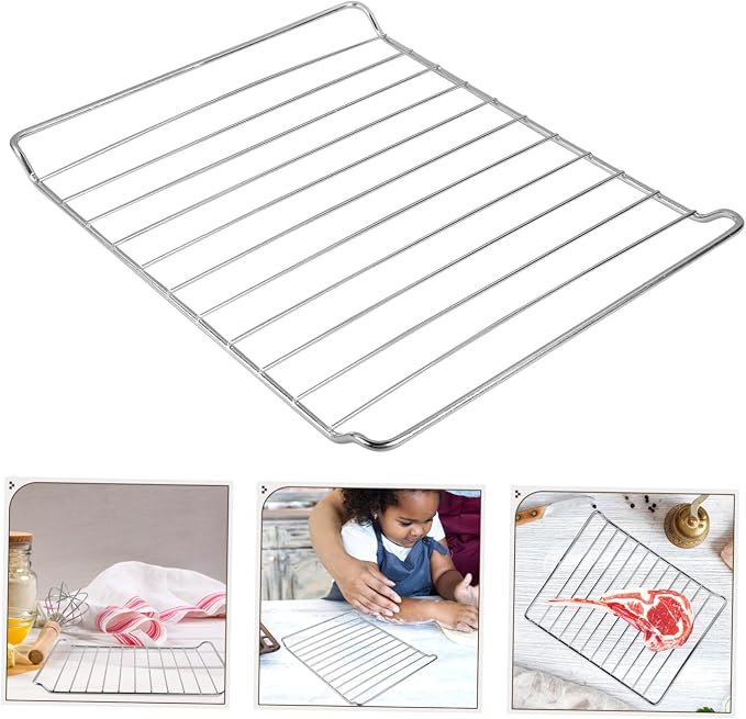 Alipis Stainless Steel Baking Rack Heavy Duty Wire Cooling Rack for Oven Use Dishwasher Construction for Baking and Cooking Supports Heavy Weight
