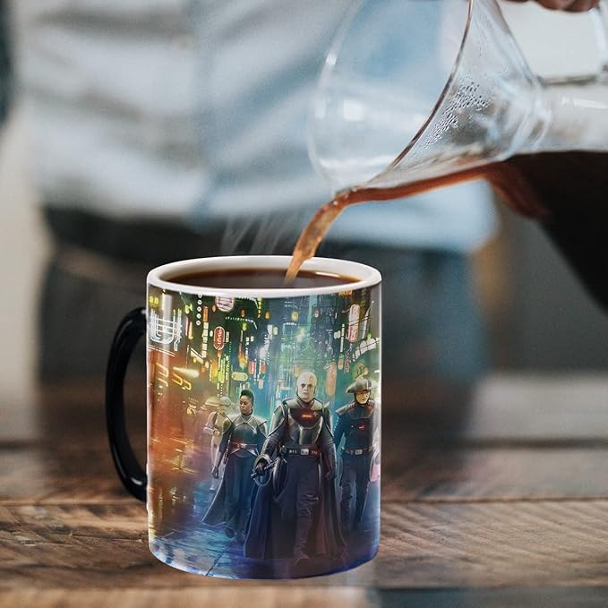Morphing Mugs Star Wars – Obi-Wan Kenobi – The Inquisition – One 11 oz Color Changing Ceramic Mug – Image Revealed When HOT Liquid Is Added! MMUG1536