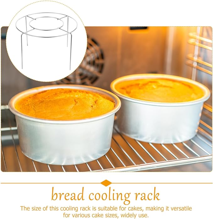HANABASS Sturdy 304 Stainless Steel Cooling Rack for Baking Large Cake Stand 12-16 Inch Cake Holder Wire Rack for Oven and Dessert Cooling