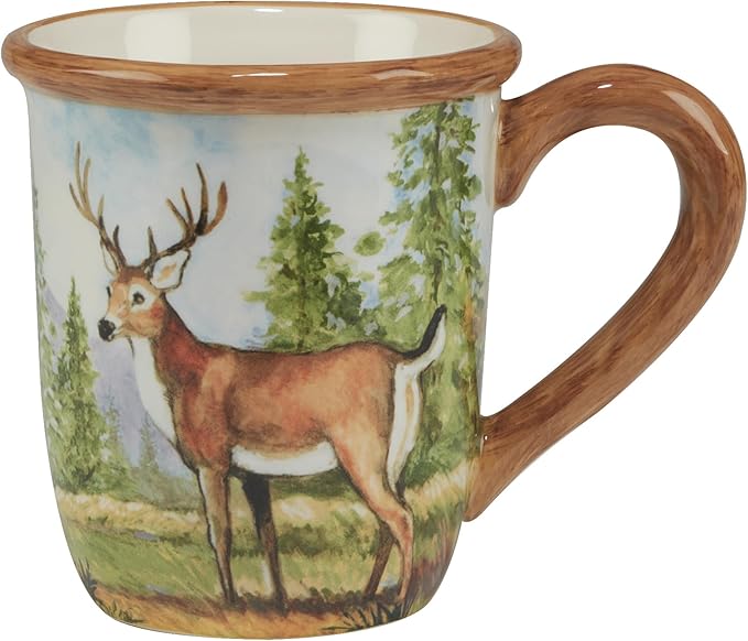 Certified International Mountain Summit 16 oz. Mug, Set of 4