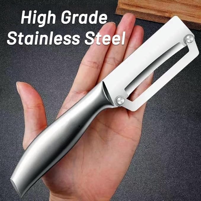 1 Pack Thick Vegetable Peeler - Sugarcane Pumpkin Peeling Knife - Ultra Sharp Stainless Steel Blades - Perfect Kitchen Peeler Effortlessly Peels Vegetables and Fruits (1 Pack)
