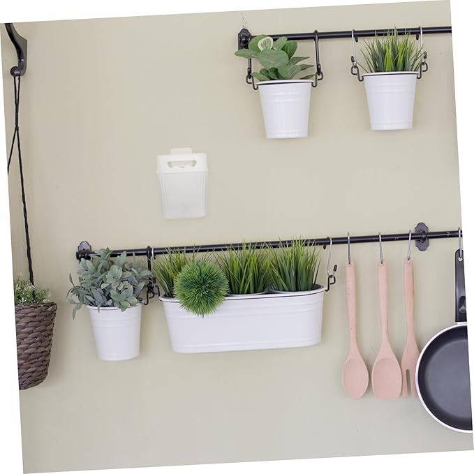 LABRIMP Ginger Garlic Wall Mounted Storage Basket Clear Plastic Organizer for Kitchen Versatile Floating Shelf for Efficient Clutter Storage Keep Ginger Garlic Fresh
