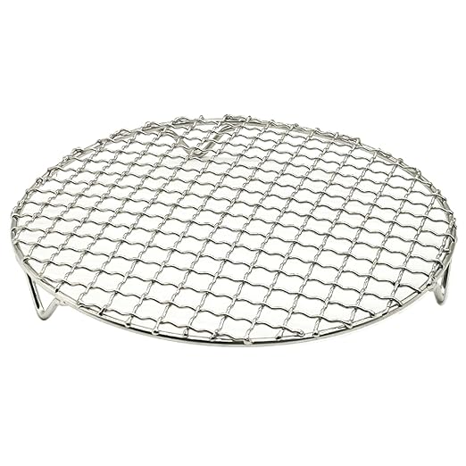 Cooling Rack 12in Round Stainless Steel Steam Rack with Legs Multi Use Oven Safe Grill Air Fryer Canning Baking Roasting for Cooking Kitchen Accessories