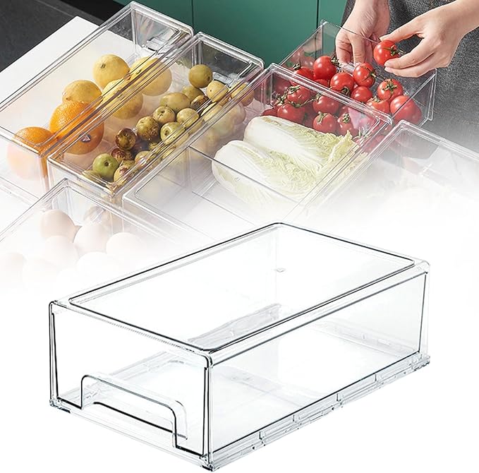 Fresh Food Storage Solution for Refrigerator - Keep Your Produce Organized, Large