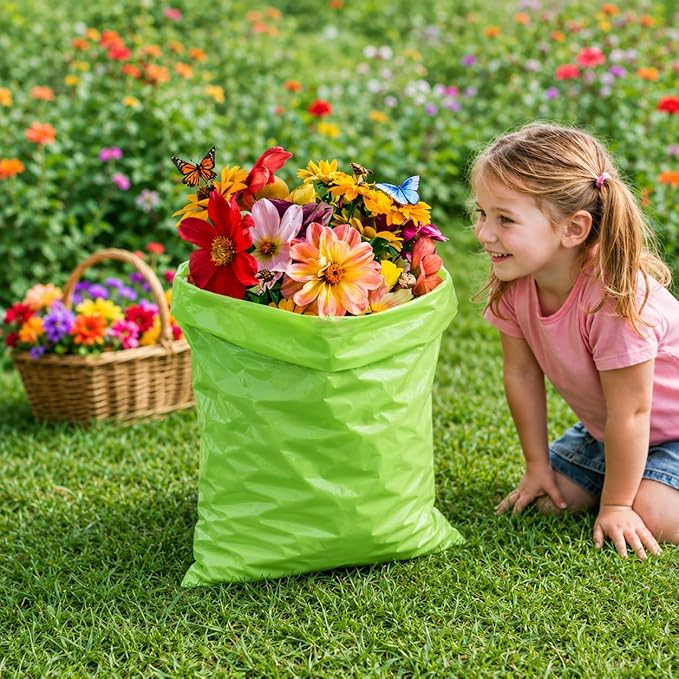 A pack of 80 bags: 40 small and 40 large, light green,BPA Free