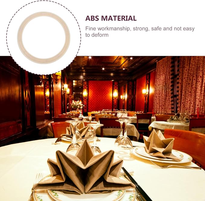 Round Turntable Bearing Base for Dining Table Swivel Plate for Easy Rotating Access for Banquets Restaurants and Kitchens
