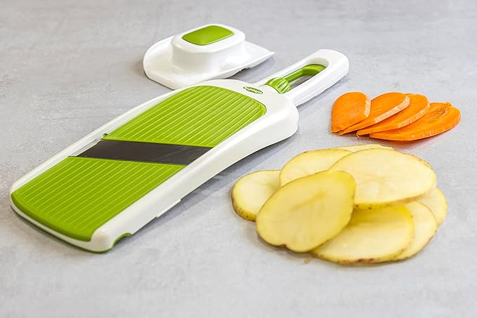 Chef'n Sleek Slice Handheld Collapsible Mandoline, Green
