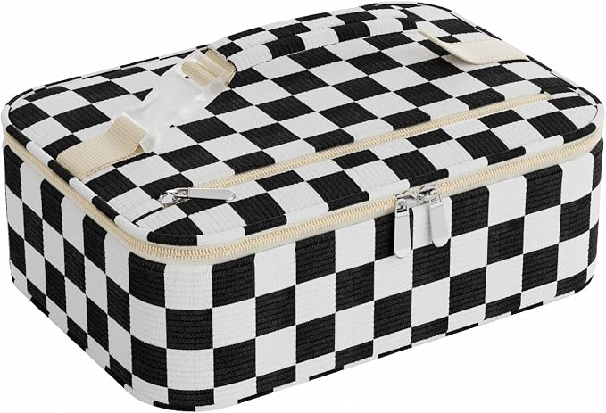 Small Lunch Box Insulated Lunch Bag for Women Men, Bento Kids Lunch Box, Compact Portable Thermal Meal Cooler Bags with Buckle Handle for Work & School, 5L