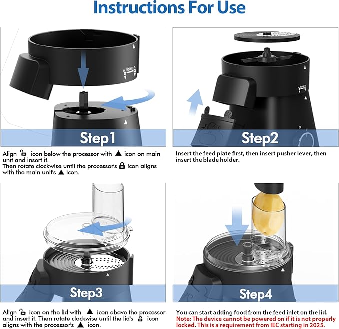 Electric Cheese Grater Salad Shooter, 6-In-1 Electric Slicer For Home Kitchen,One-Touch Easy Control,With Safety Push Bar Cheese Grater Electric For Zucchini,Cheese,Vegetable