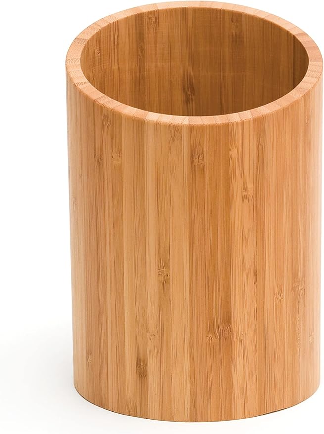 Lipper International 8827 Bamboo Wood Kitchen Tool Holder, 5-1/2" x 8"