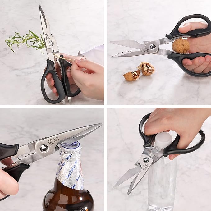 Cangshan 503343 9-inch Heavy-Duty Come-Apart Kitchen Shears with Guard